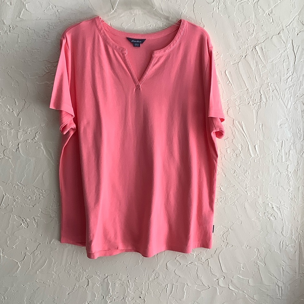 Eddie Bauer Coral Short Sleeve Tee